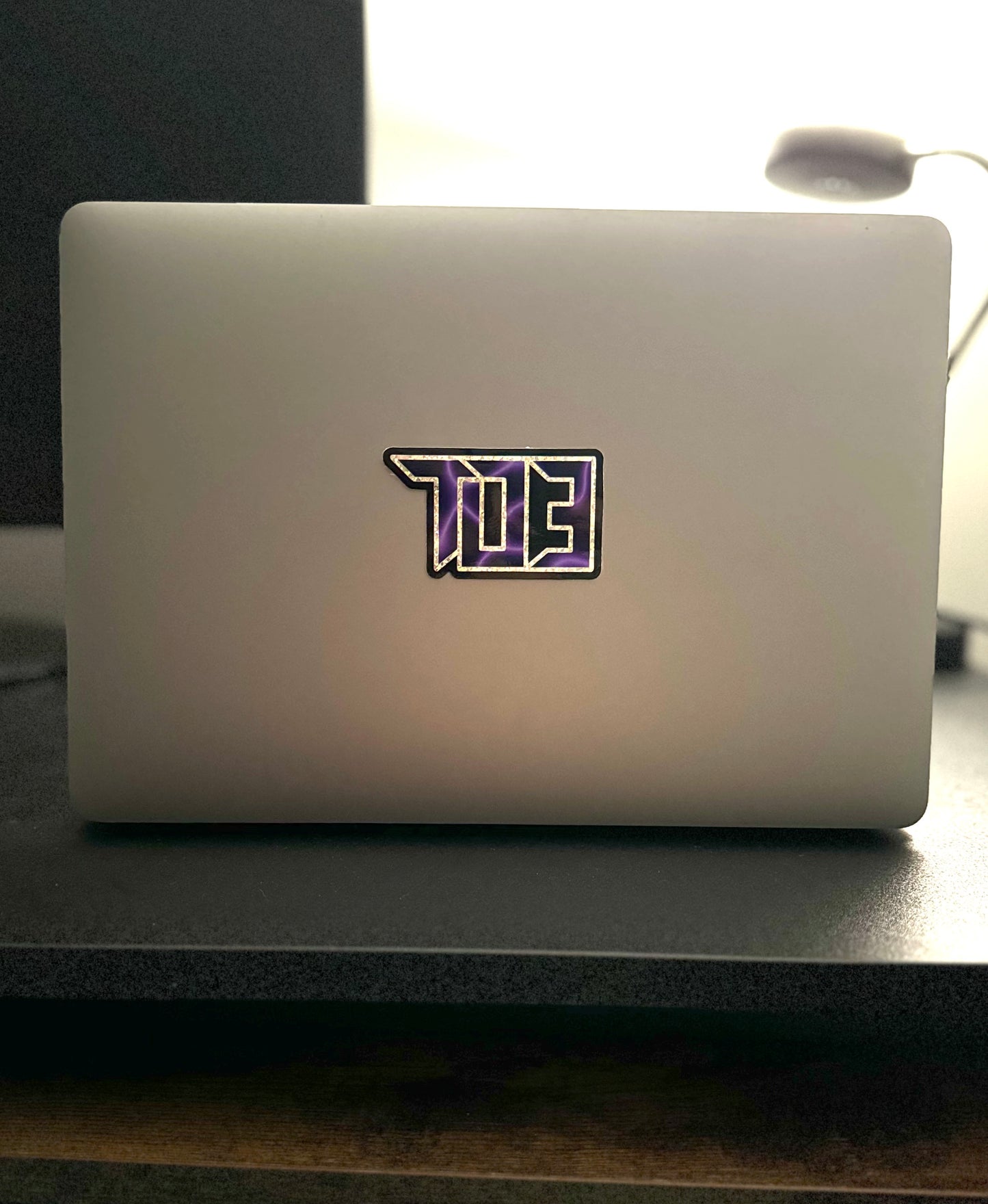Shop703 “Charged Up Purple" (Glitter) Sticker