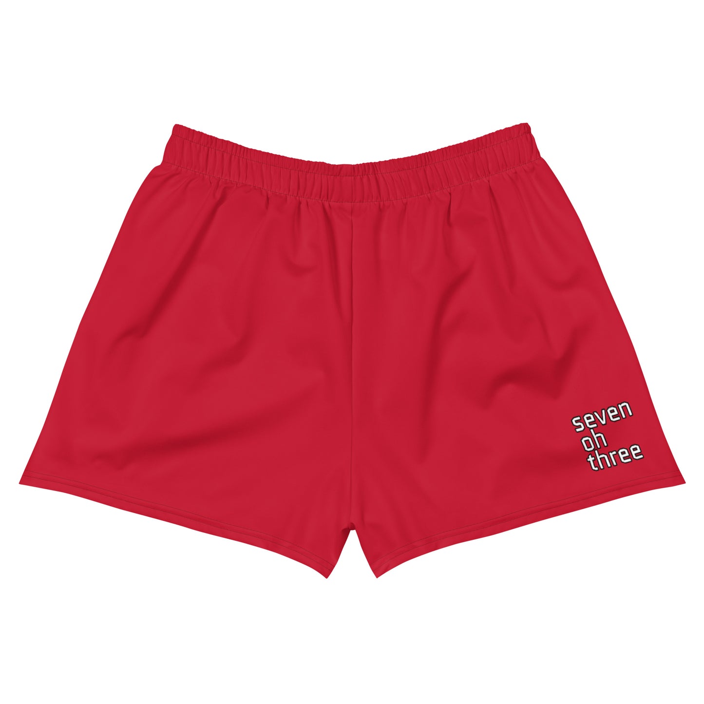 Shop703 Women's "Hornet Red" Athletic Shorts