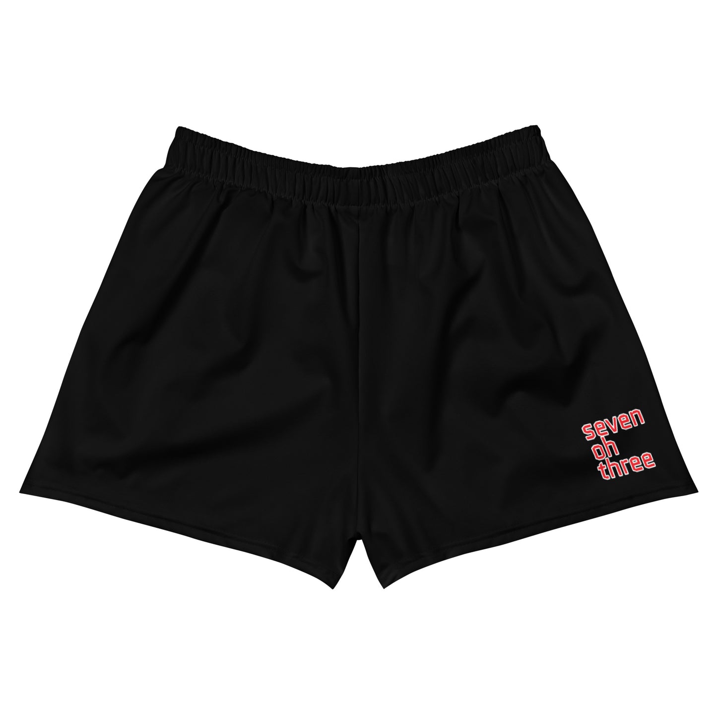 Shop703 Women's "Red Atoms" Athletic Shorts