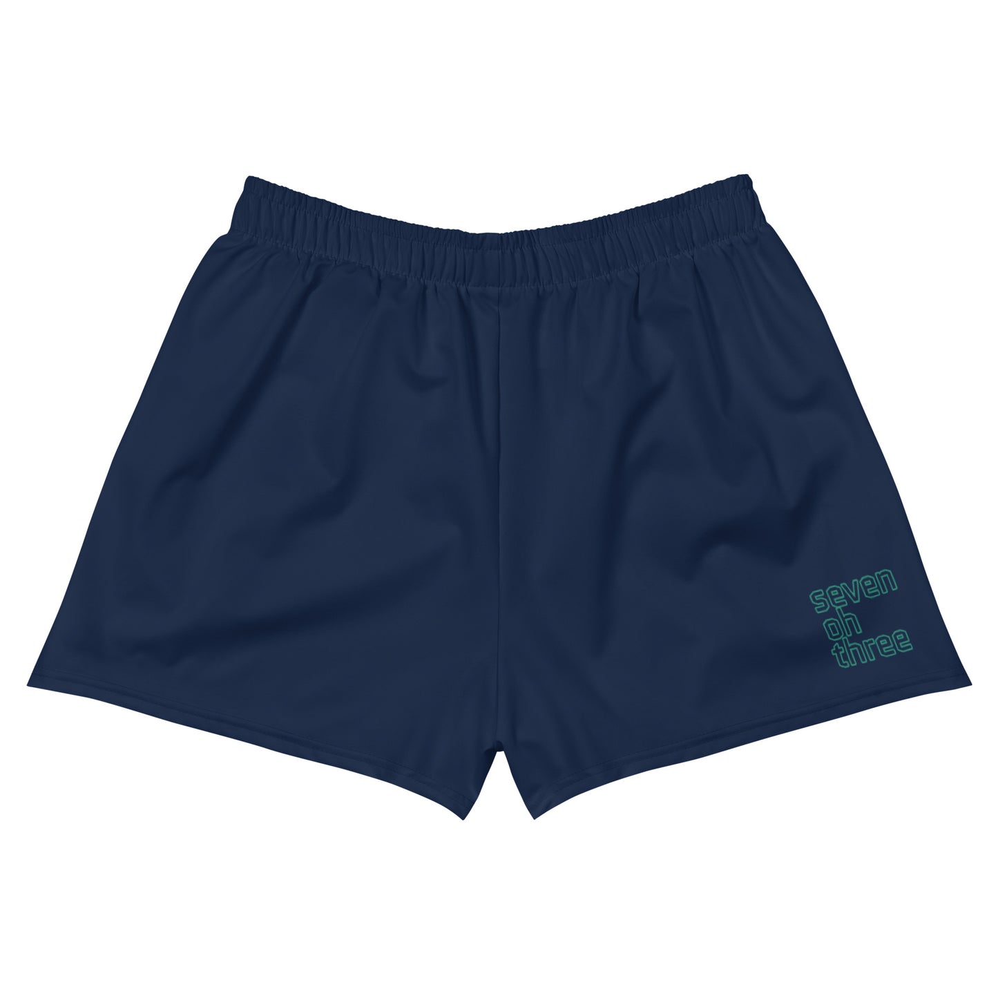 Shop703 Women's "Seahawk/Stallion Fade" Athletic Shorts