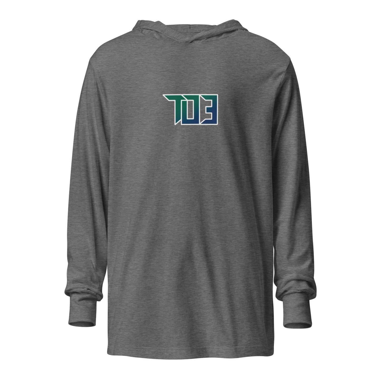 Shop703 "Seahawk/Stallion Fade" Hooded Long-Sleeve Tee