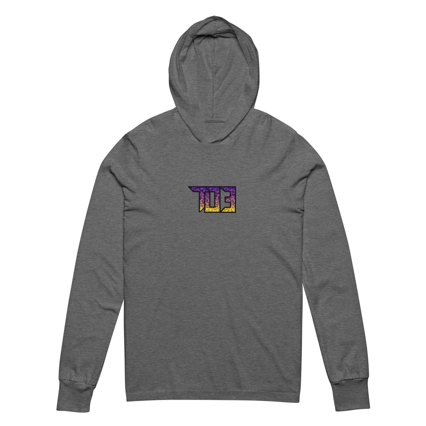 Shop703 "Bruin Fade" Hooded Long-Sleeve Tee