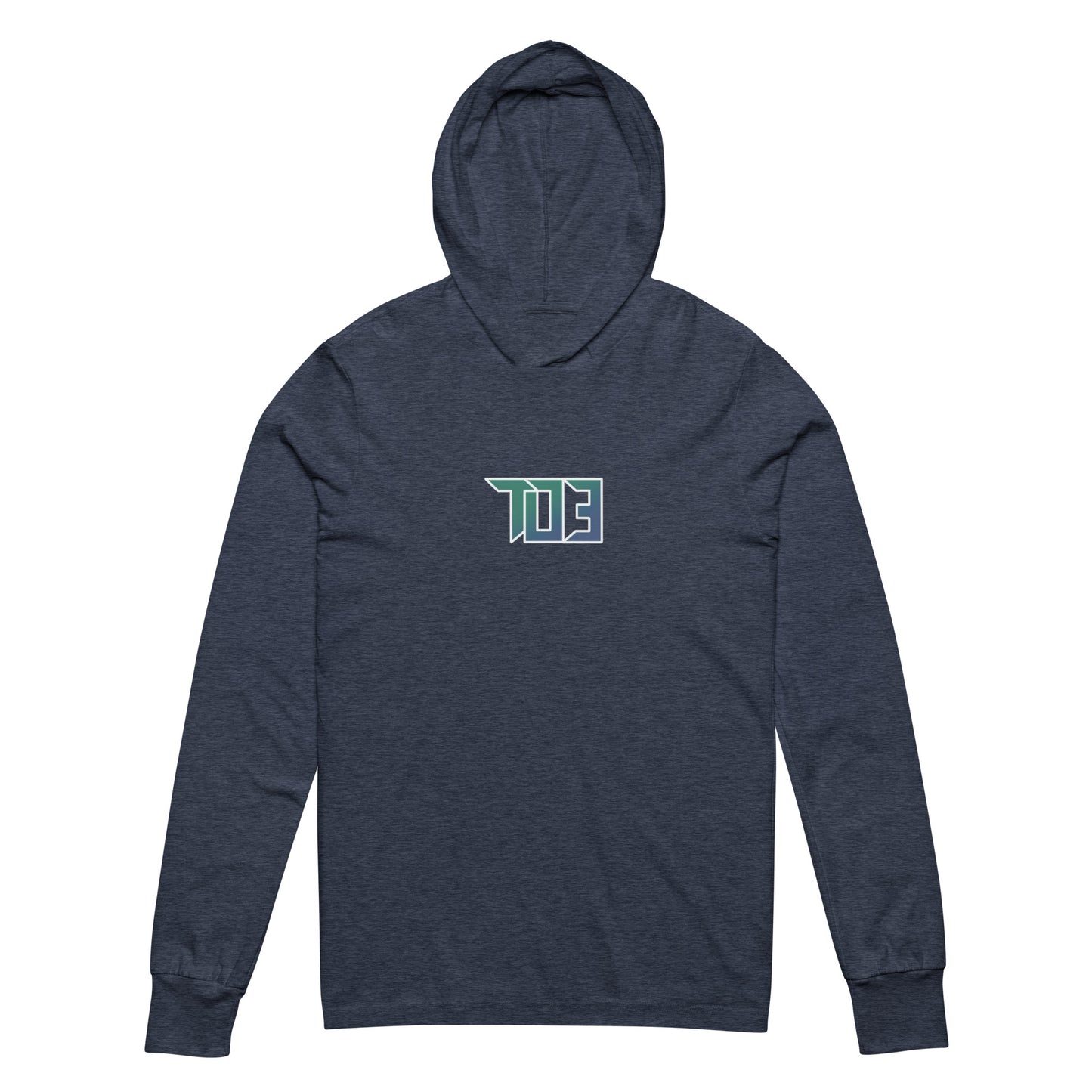 Shop703 "Seahawk/Stallion Fade" Hooded Long-Sleeve Tee