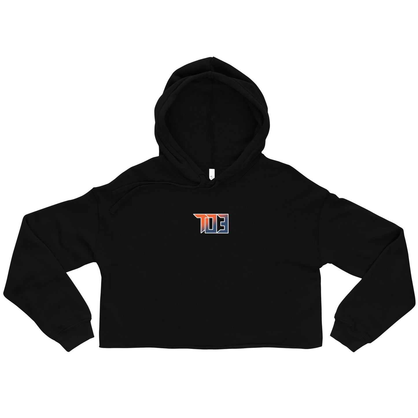 Shop703 "Spartan Fade" Women's Crop Hoodie