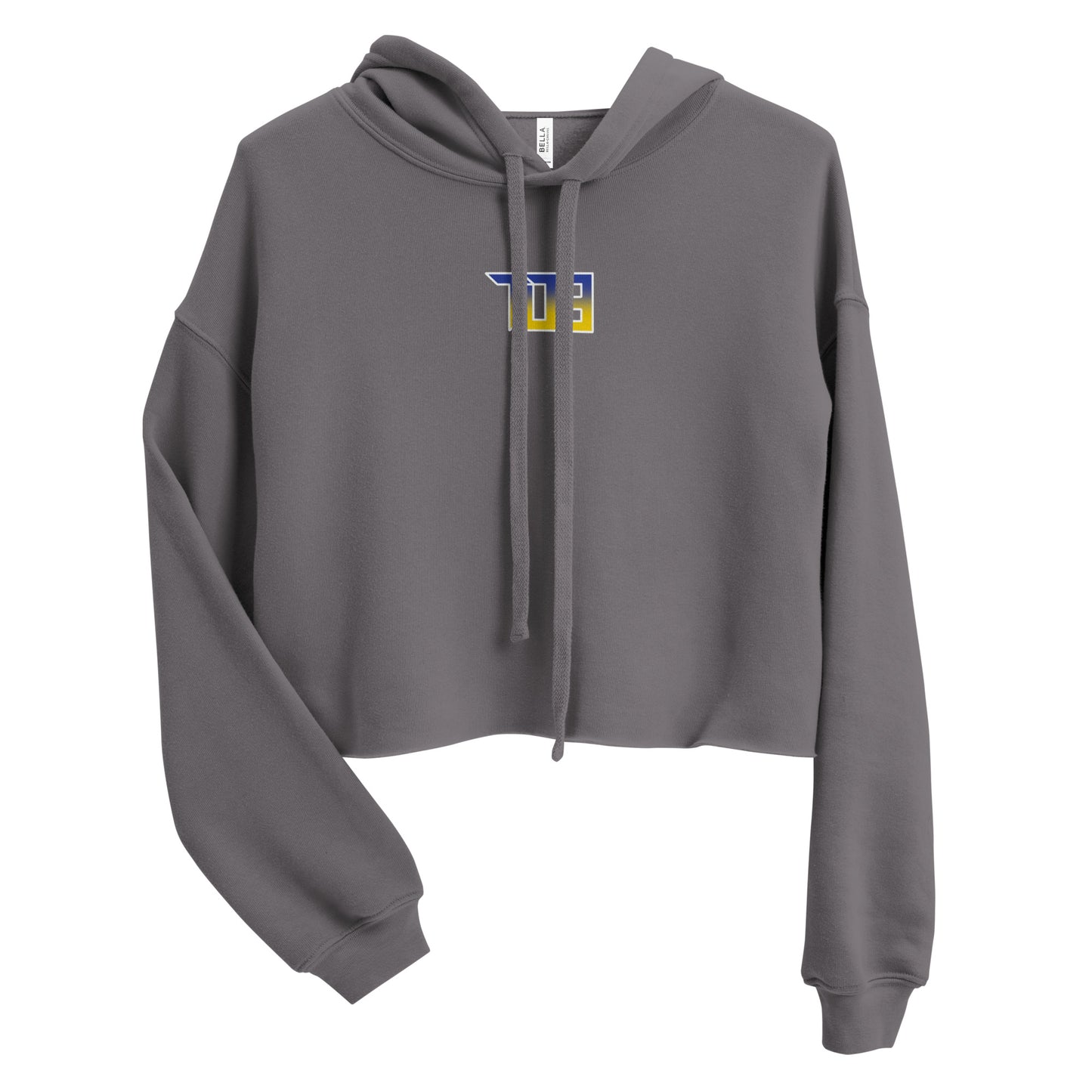 Shop703 "Lancer Fade" Women's Crop Hoodie