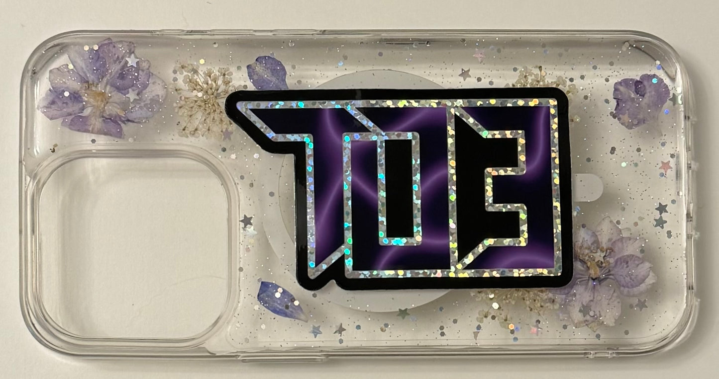 Shop703 “Charged Up Purple" (Glitter) Sticker