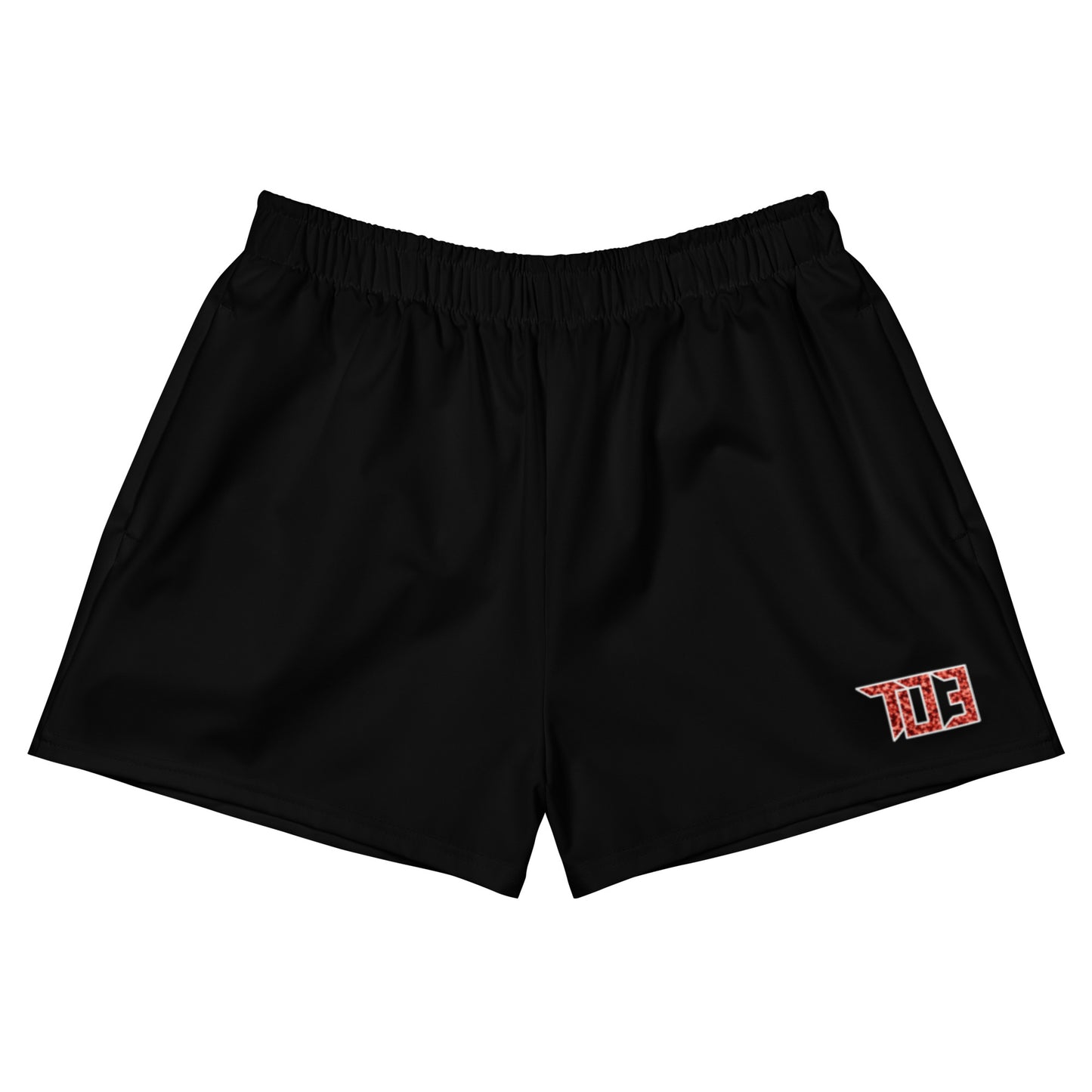 Shop703 Women's "Red Atoms" Athletic Shorts