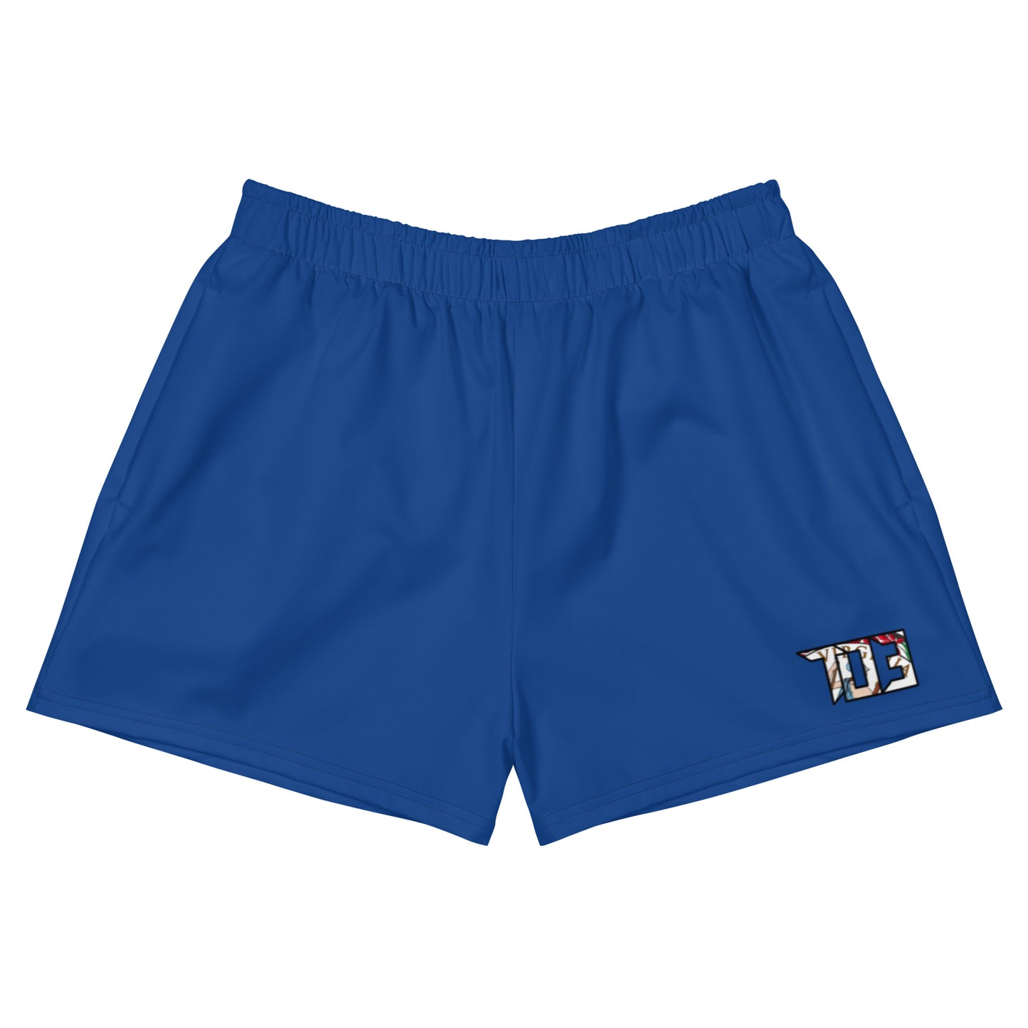 Shop703 Women's "The Commonwealth" (Blue) Athletic Shorts