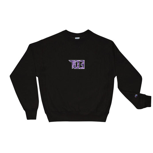 Shop703 "Charged Up Purple" Champion Sweatshirt