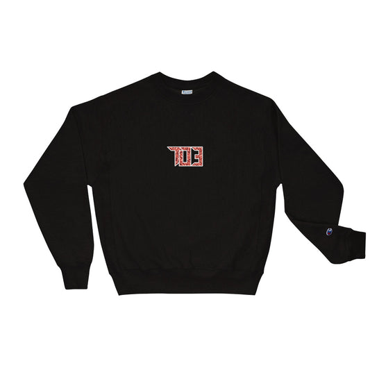 Shop703 "Red Atoms" Champion Sweatshirt