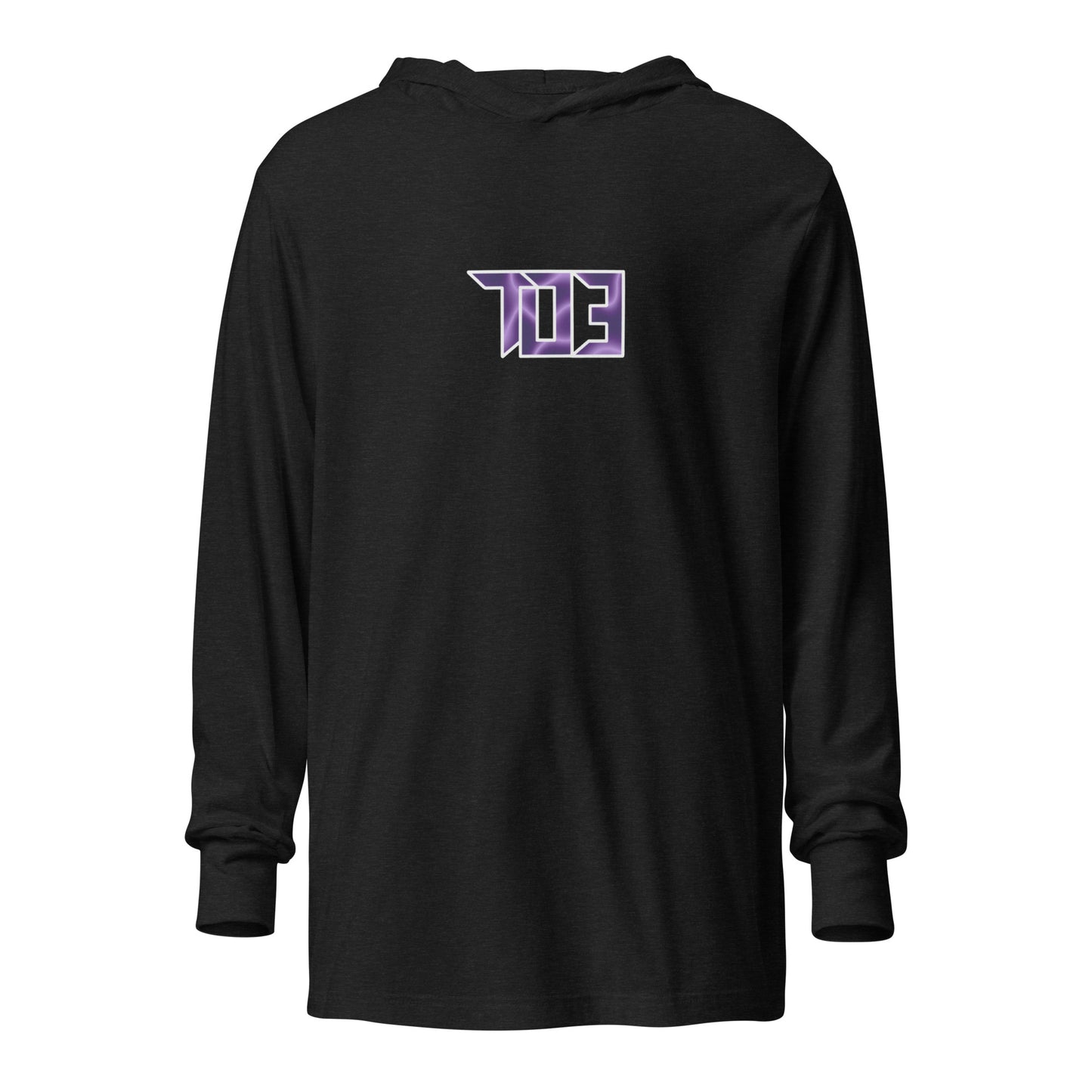 Shop703 "Charged Up Purple" Hooded Long-Sleeve Tee