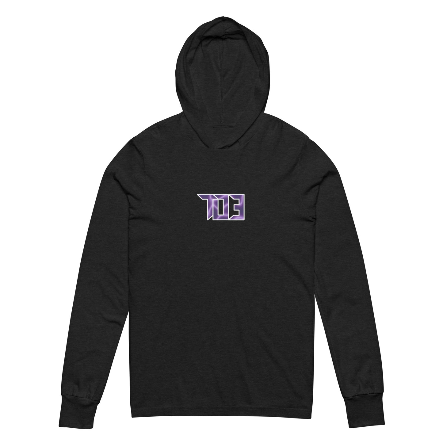 Shop703 "Charged Up Purple" Hooded Long-Sleeve Tee