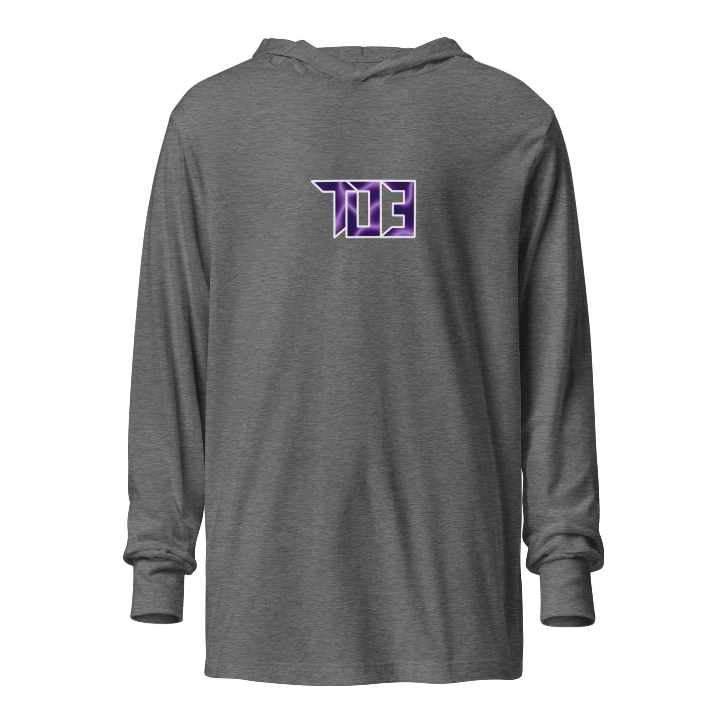 Shop703 "Charged Up Purple" Hooded Long-Sleeve Tee