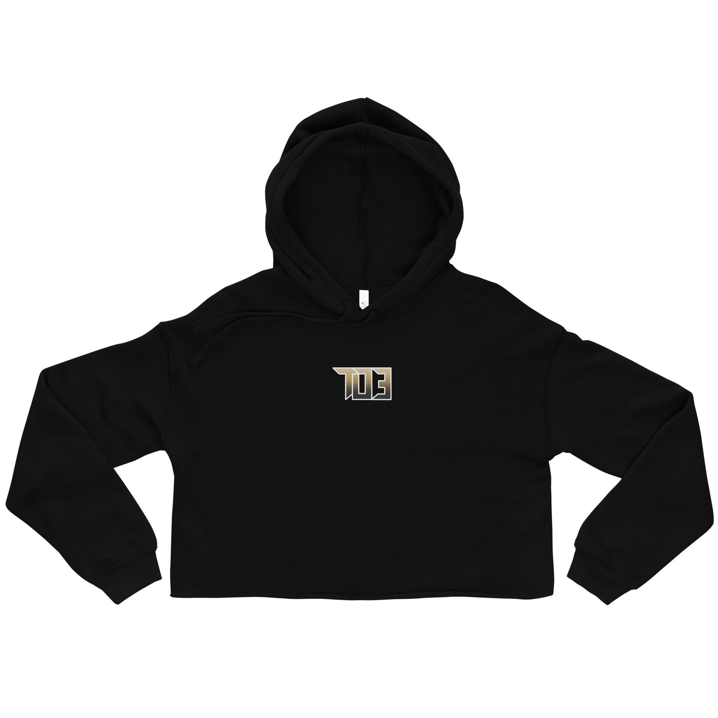 Shop703 "Bulldog Fade" Women's Crop Hoodie