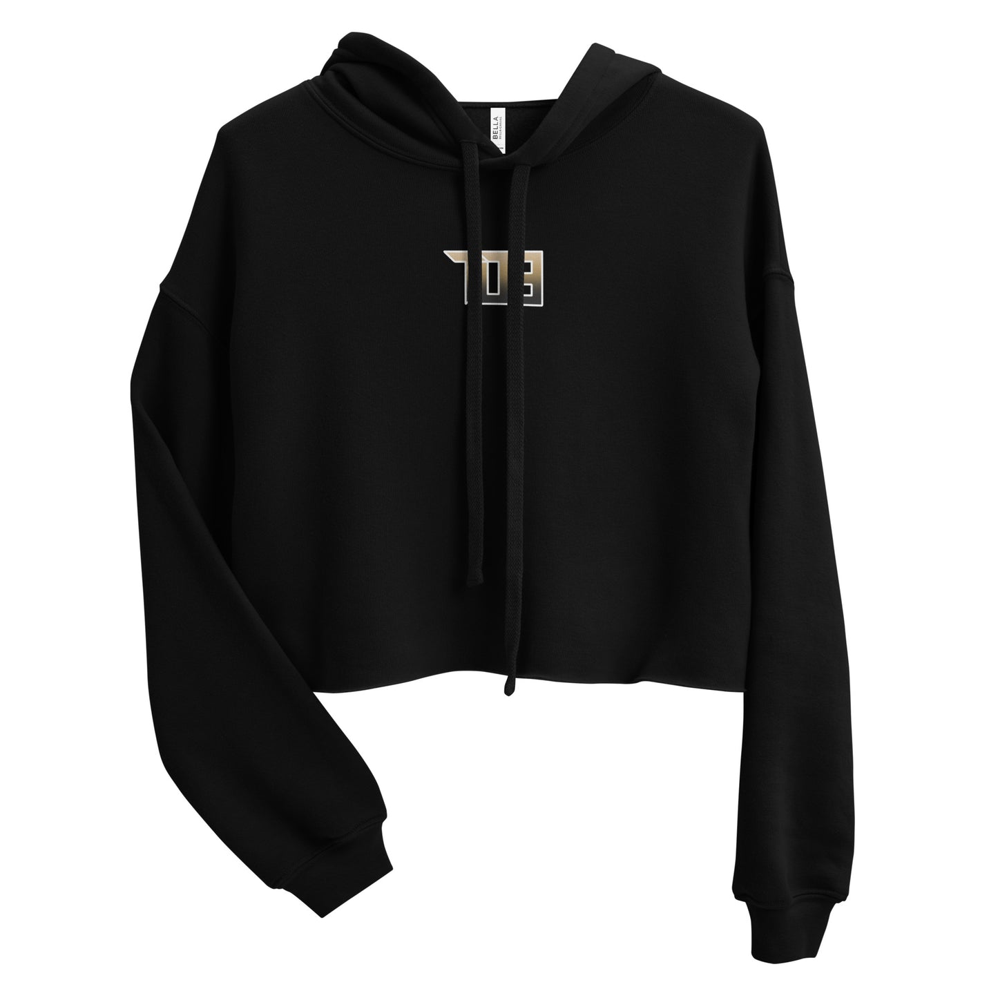 Shop703 "Bulldog Fade" Women's Crop Hoodie