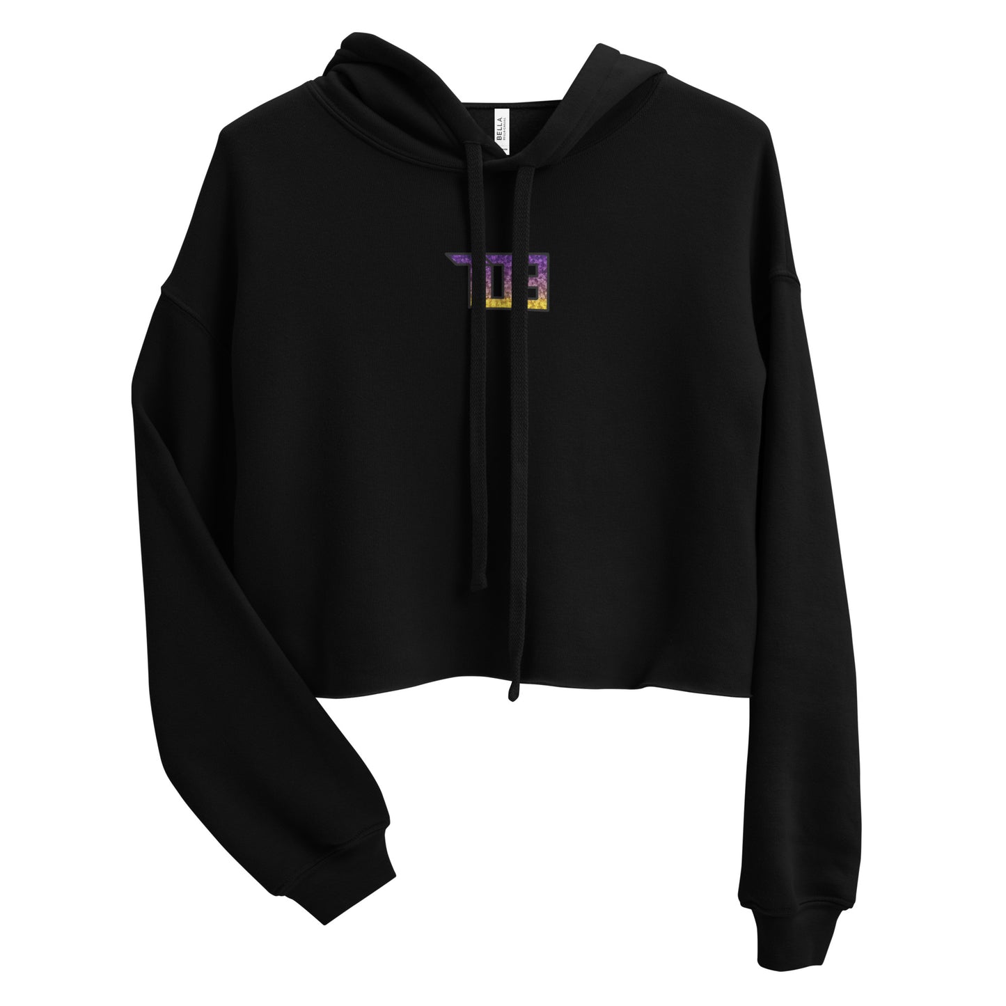 Shop703 "Bruin Fade" Women's Crop Hoodie