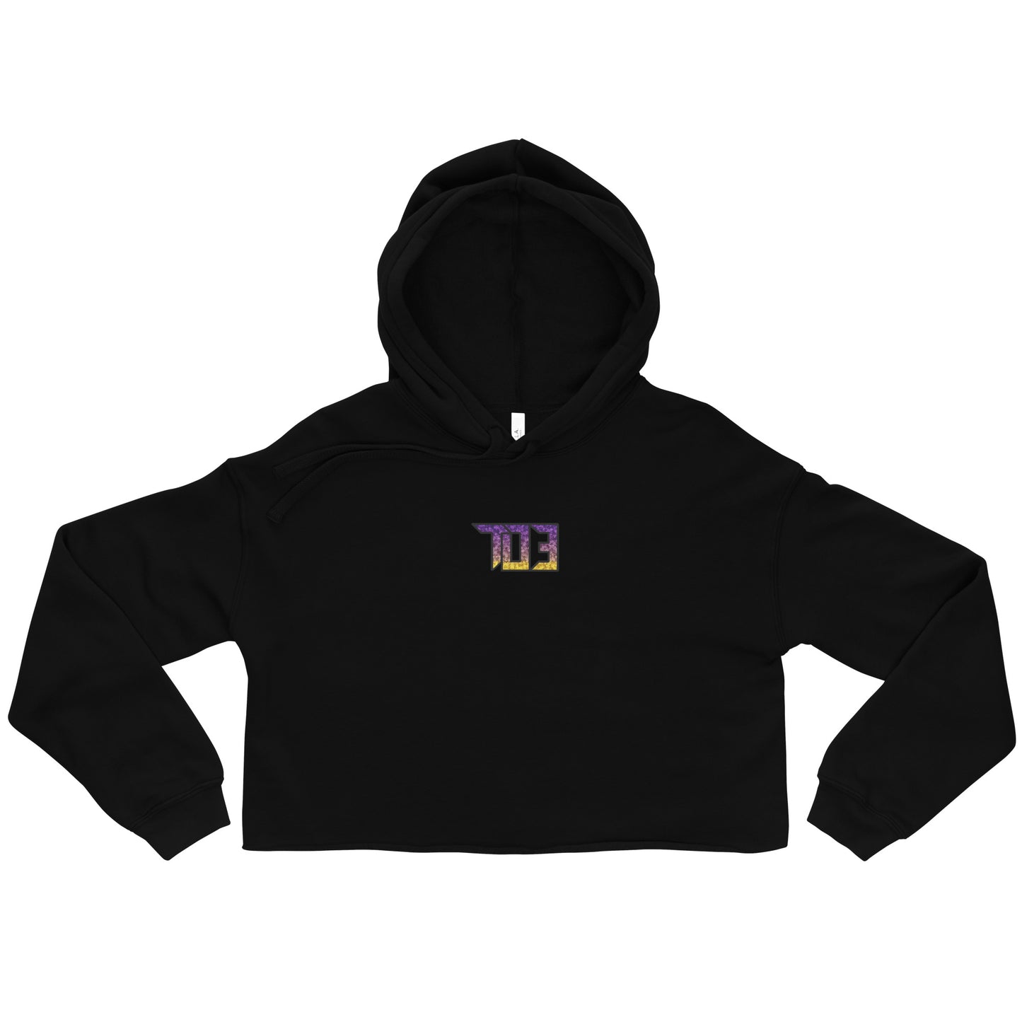 Shop703 "Bruin Fade" Women's Crop Hoodie