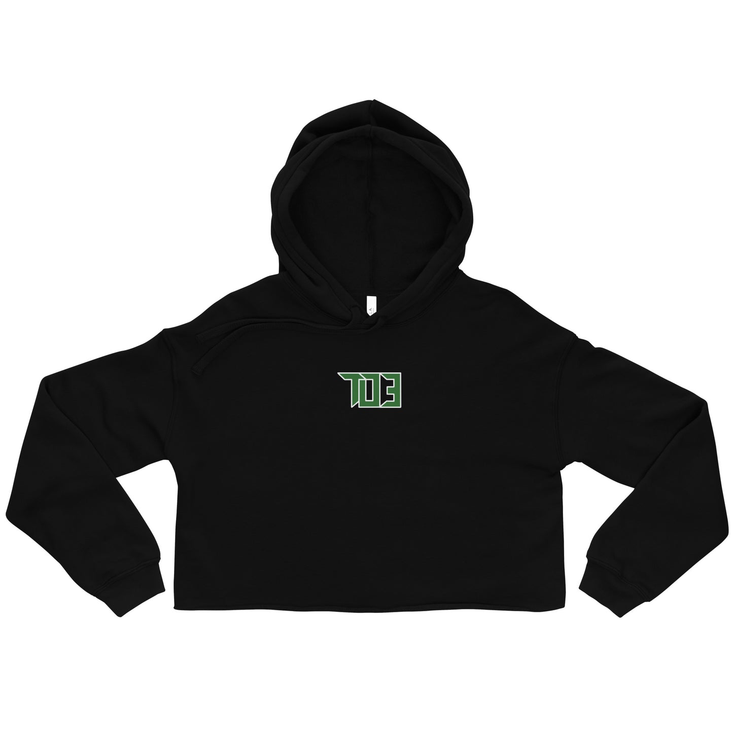 Shop703 "Jaguar Green" Women's Crop Hoodie