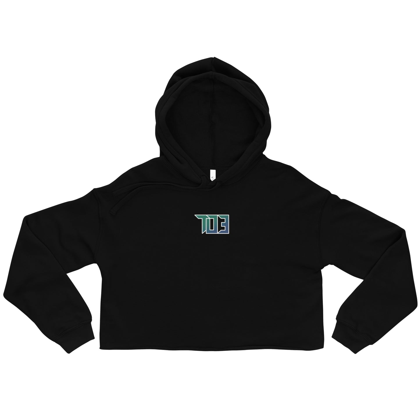 Shop703 "Seahawk/Stallion Fade" Women's Crop Hoodie