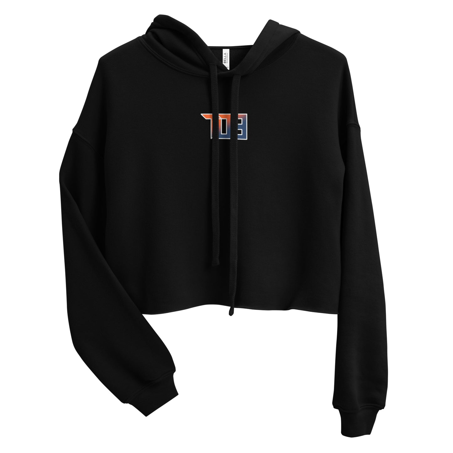Shop703 "Spartan Fade" Women's Crop Hoodie