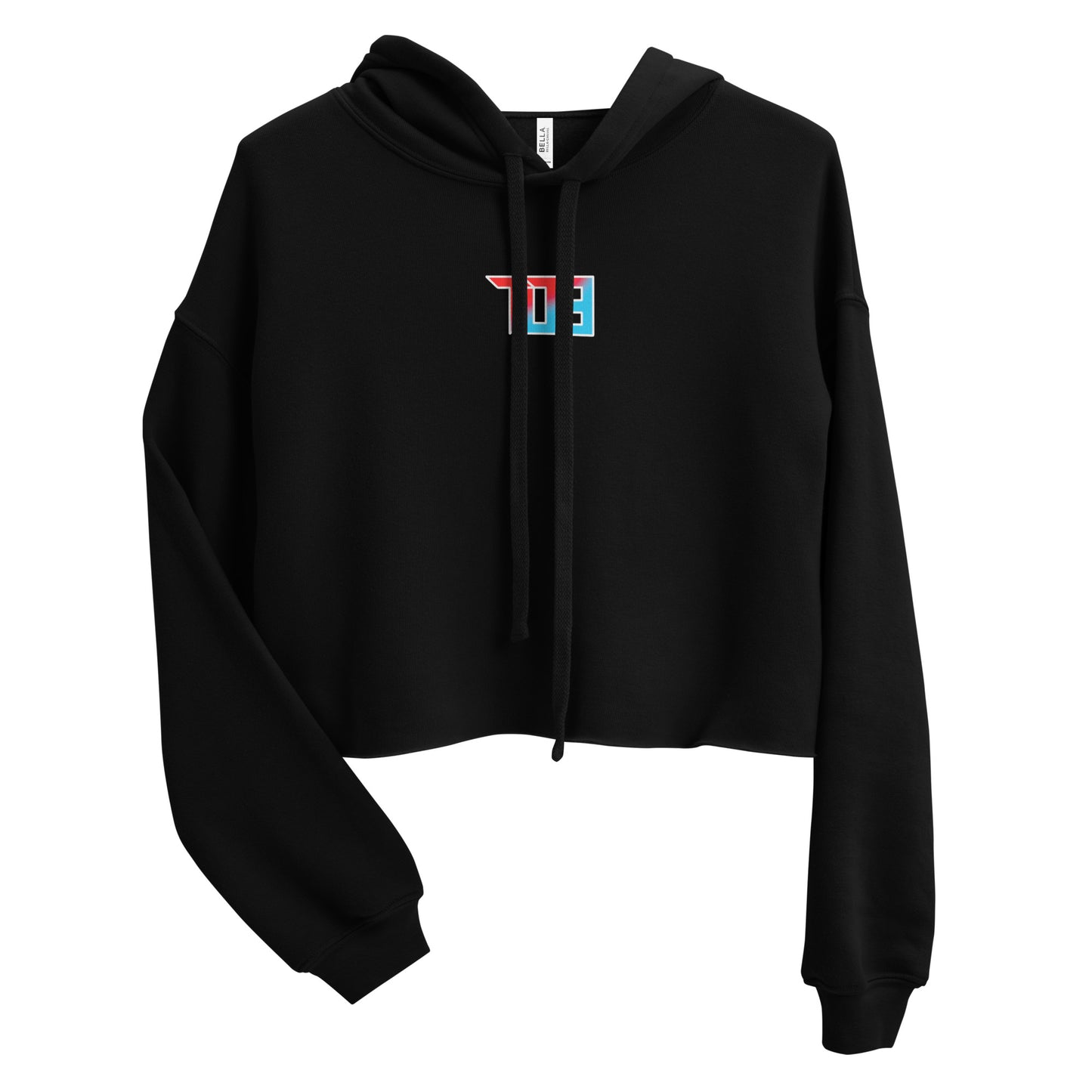 Shop703 "Statesmen Fade" Women's Crop Hoodie