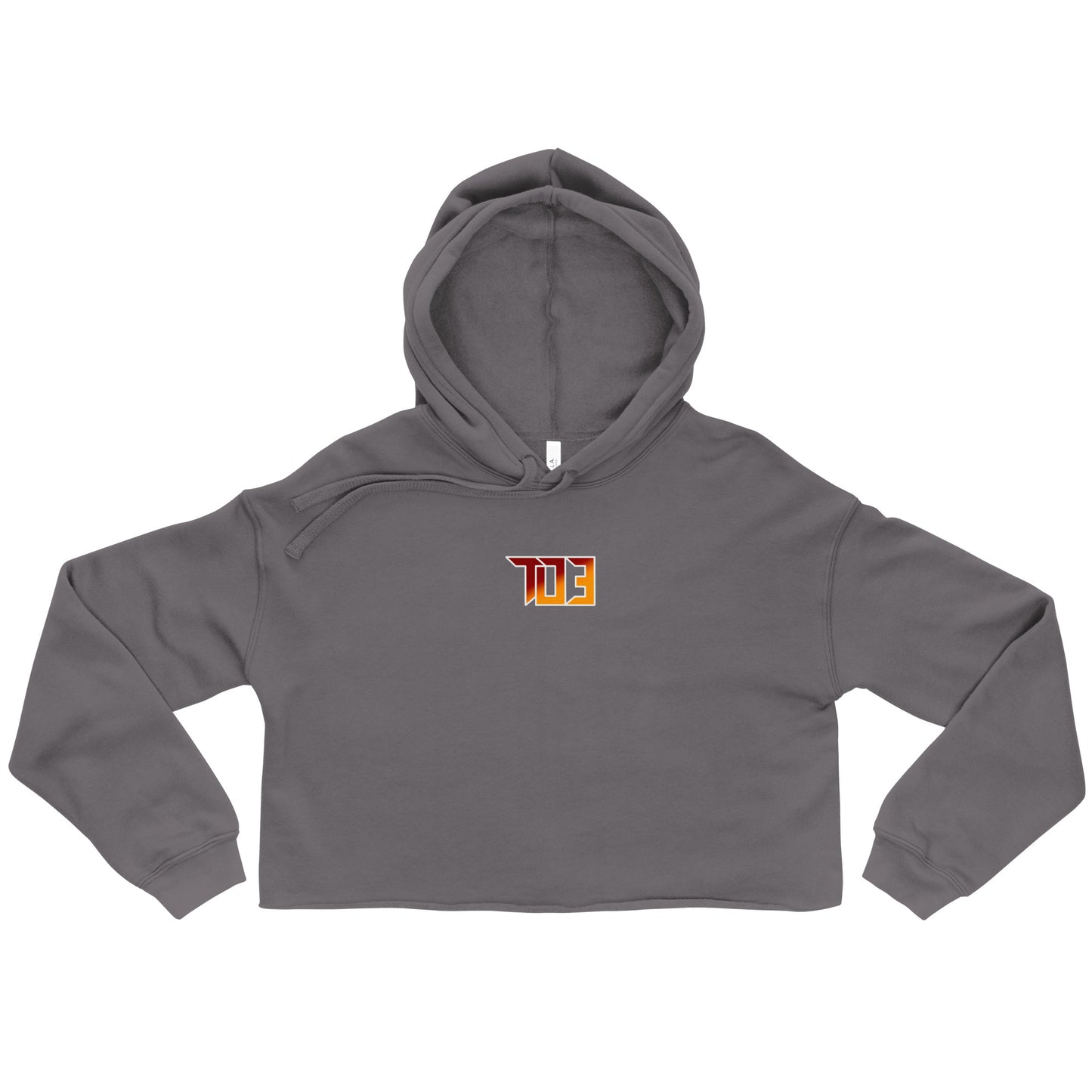 Shop703 "Cougar Fade" Women's Crop Hoodie