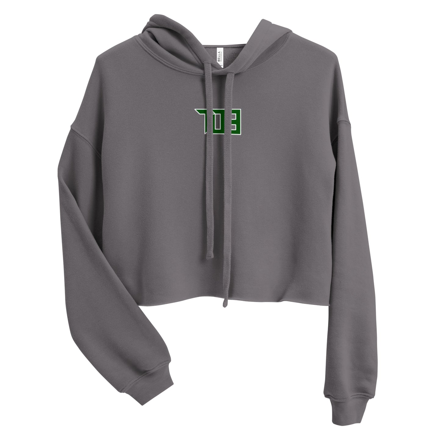 Shop703 "Jaguar Green" Women's Crop Hoodie