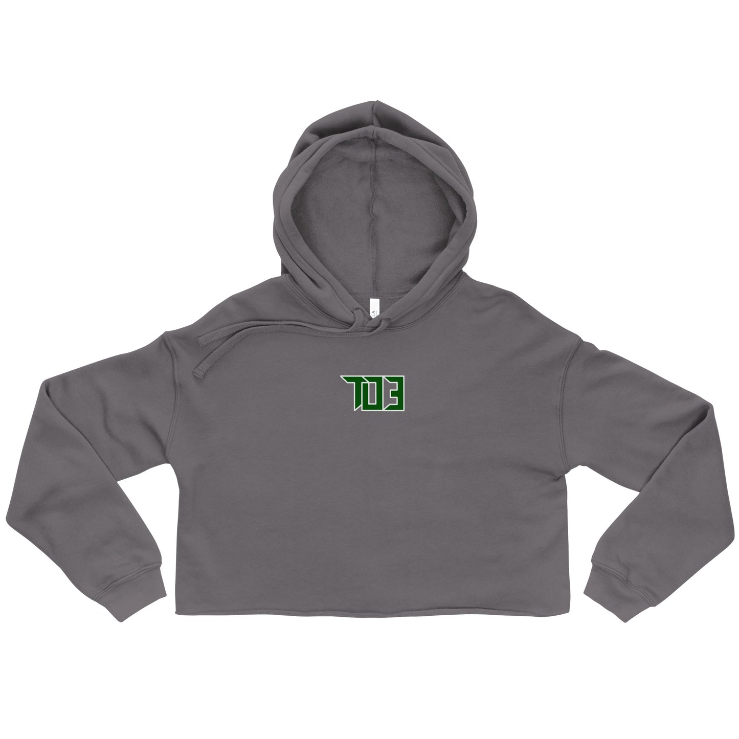 Shop703 "Jaguar Green" Women's Crop Hoodie