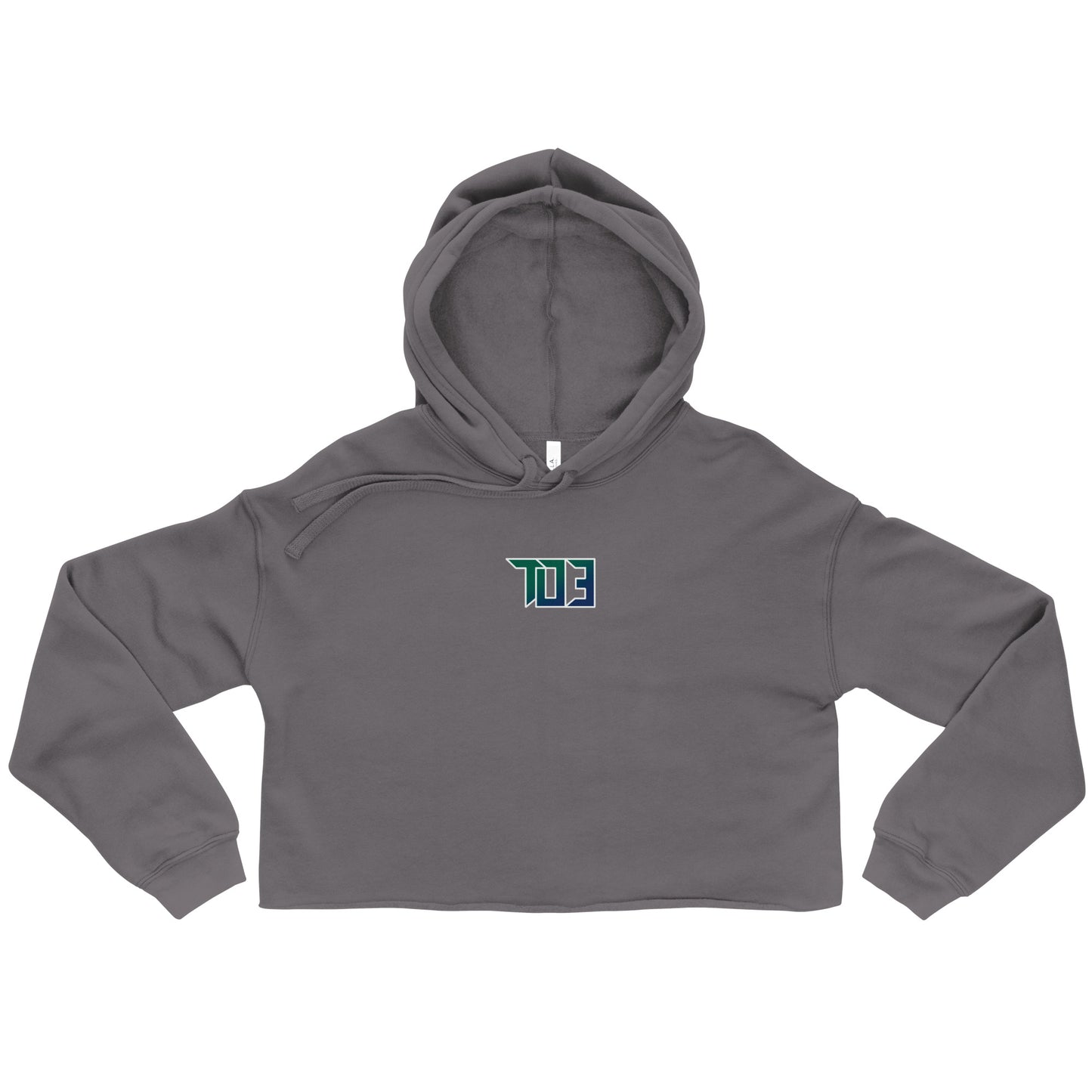 Shop703 "Seahawk/Stallion Fade" Women's Crop Hoodie