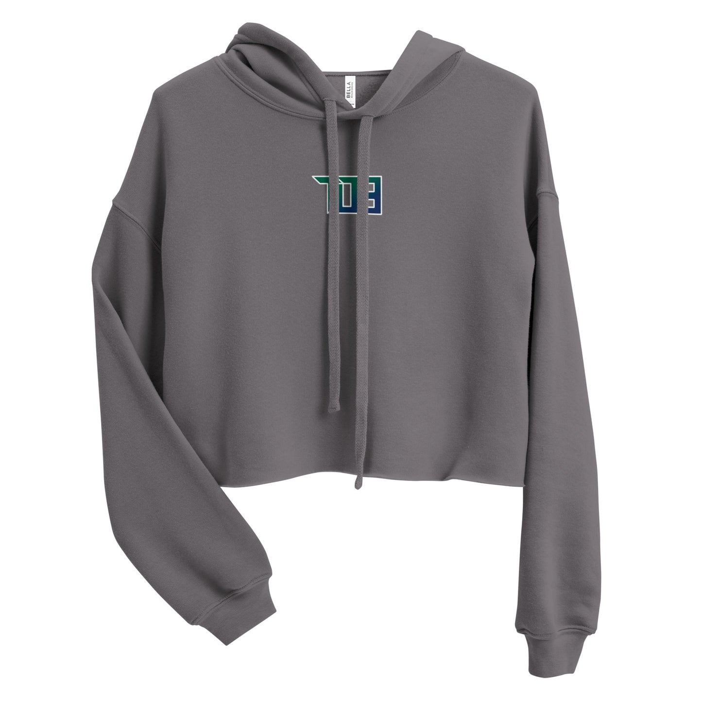 Shop703 "Seahawk/Stallion Fade" Women's Crop Hoodie